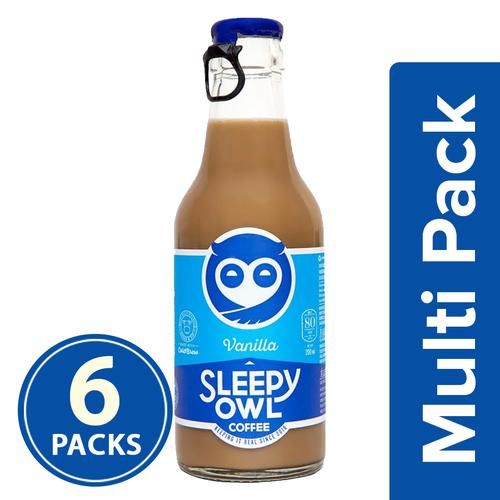 Sleepy Owl Cold Brew Coffee - Vanilla, 6x200 ml-1.webp